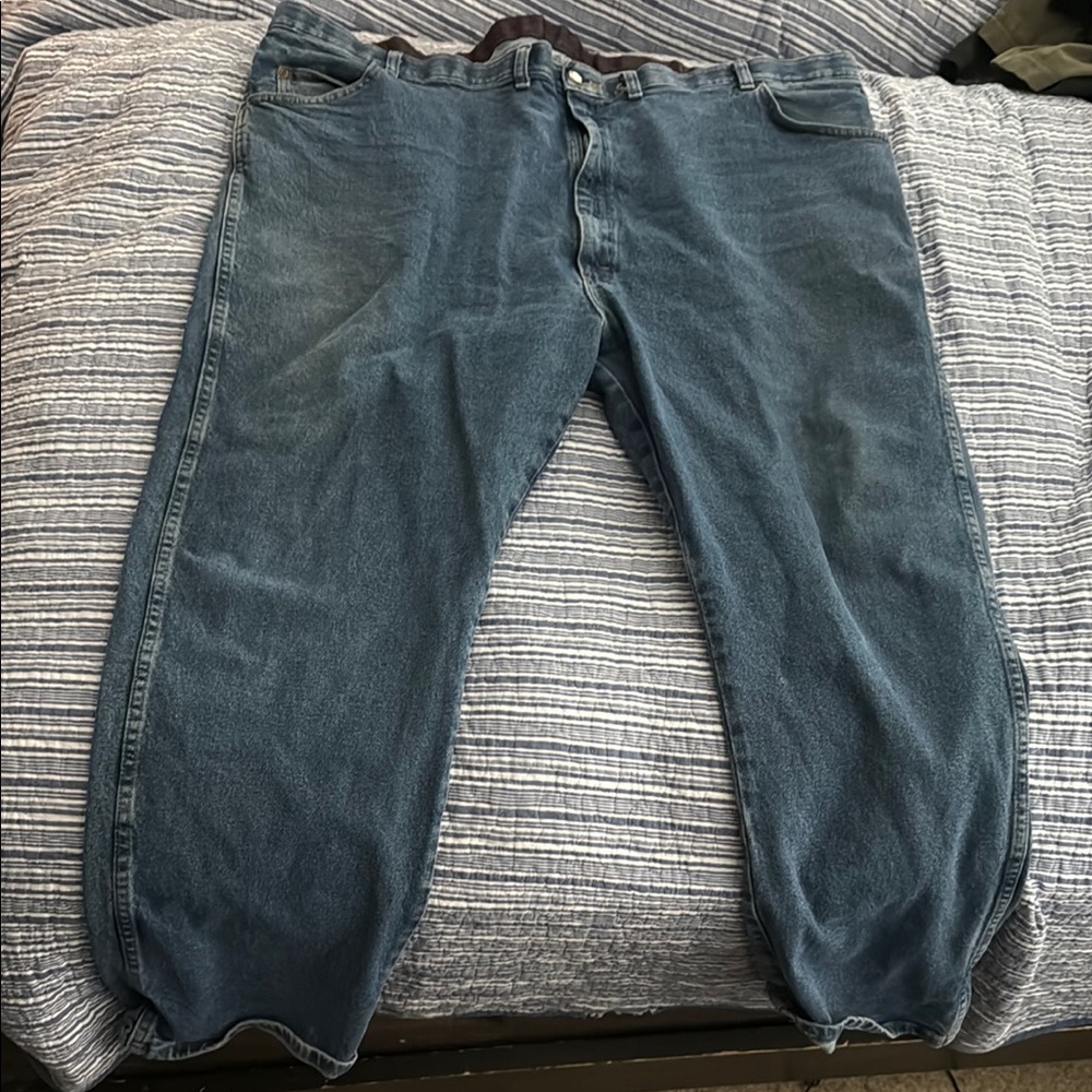 Wrangler Blue Relaxed Fit Jeans